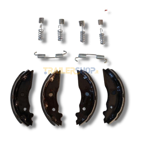 UNITRAILER Kit Ganasce Freni Per Assali Knott 250x40 | Completo Di Molle Per Rimorchio | Adatto A PTT 1800 Kg - copertina