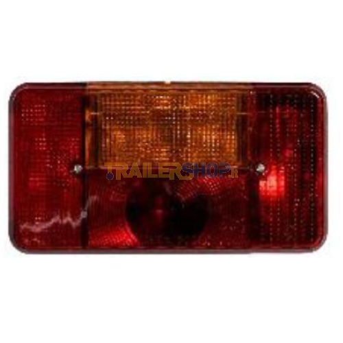 Fanale Luce Per Carrelli E Rimorchi Nautici - Posizione Bianca E Ingombro Arancio