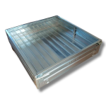 CASSONE PER APE 50 IN LAMIERA ZINCATA 1250X1200 1 SP APR.