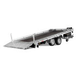 RIMORCHIO LBP 6420 3500 KG COMPLESSIVI MISURE UTILI 408X204 CM DOPPIO ASSE BASCULANTE IDRAULICO