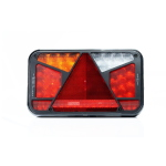 FANALE POSTERIORE LED 7 FUNZIONI CANBUS PLUG-IN PER RIMORCHIO 12V SINISTRO 240X140 OMOLOGATO ECE IP68 - FRISTOM FT-370 L BAIONETTA 6PIN
