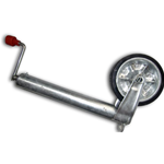AL-KO Timone Completo Con Freno A Repulsore 251S E Stabilizzatore AKS3004 Per Rimorchi Caravan Fino A 2700kg, Per Timone A V