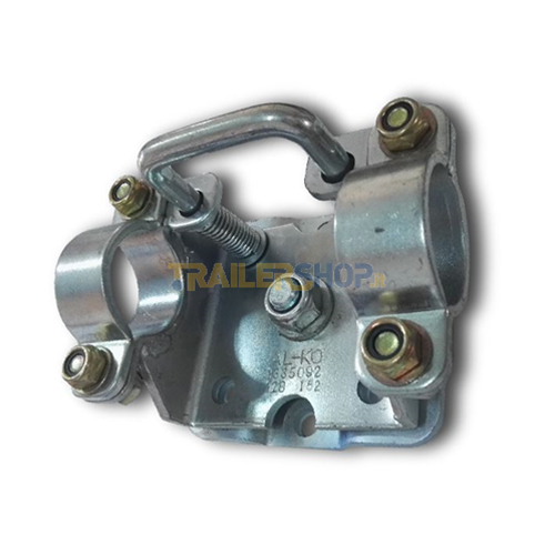 Set di 2 supporti per rimorchio a manovella, capacità di carico statica 1-2T, girevole a 90°, regolabile in altezza, per piccoli trasportatori di escavatori, camper